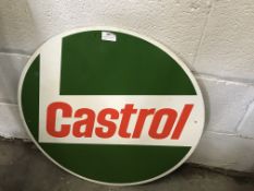 *Circular Castrol Sign