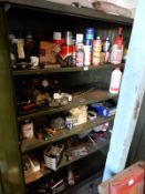 *6ft Stationery Cabinet Containing Assorted Lubric