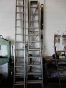 *Set of Eleven Tread Aluminium Steps