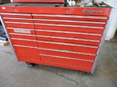 *Snap-on Tool Fifteen Drawer Tool Chest containing An Extensive Collection of Snap on , Blue Point