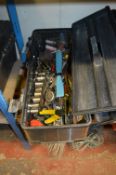 Toolbox and Contents of Assorted Spanners and Othe