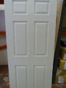 *White Internal Door 198x83.75cm