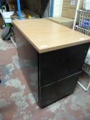 *Two Drawer Metal Filing Cabinet