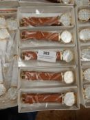 Box Containing 10 Ladies Fashion Watches with Tan