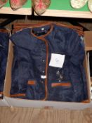 Ten Ladies Alpine Style Suede Jackets (Blue)