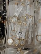 Box Containing 10 Ladies Wristwatches with White F