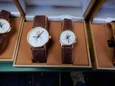 Two Sets of Ladies & Gents Matching Watches In Pre
