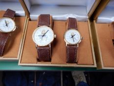 Two Sets of Ladies & Gents Matching Watches In Pre