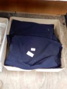 Ten Navy Fleece Scarves
