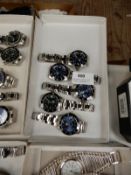 Box Containing 5 Gents Watches with Stainless Stee