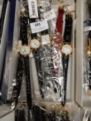 Box Containing 10 Ladies Fashion Watches