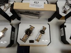 Presentation Box Containing Ladies & Gents Matchin