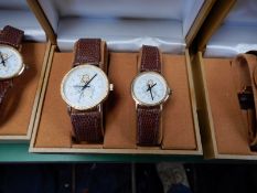 Two Sets of Ladies & Gents Matching Watches In Pre