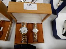 Presentation Box Containing Ladies & Gents Matchin