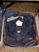 Ten Ladies Alpine Style Suede Jackets (Blue)