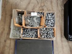 Box Containing Galvanised Cuphead, Square Nuts, Bo