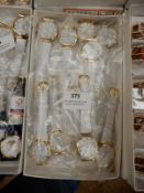 Box Containing 10 Ladies Fashion Watches with Whit