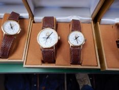 Two Sets of Ladies & Gents Matching Watches In Pre