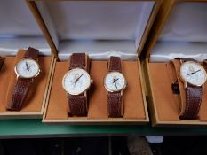 Two Sets of Ladies & Gents Matching Watches In Pre