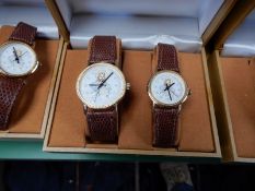 Two Sets of Ladies & Gents Matching Watches In Pre