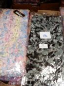 Ten Fuzz Scarves (Various Colours and Shades)
