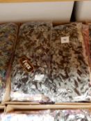 Ten Fuzz Scarves (Various Colours and Shades)