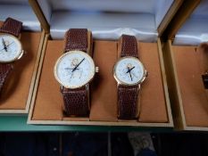 Two Sets of Ladies & Gents Matching Watches In Pre