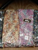 Ten Fuzz Scarves (Various Colours and Shades)