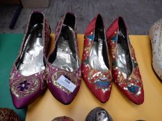 Four Pairs of Ladies Fashion Shoes