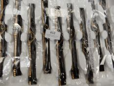 Ten Ladies Fashion Watches with Bimetal Straps