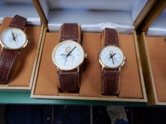 Two Sets of Ladies & Gents Matching Watches In Pre