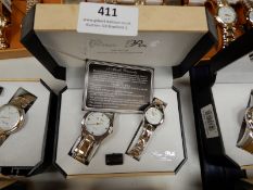 Presentation Box Containing Ladies & Gents Matchin