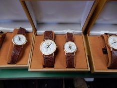 Two Sets of Ladies & Gents Matching Watches In Pre