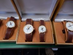Two Sets of Ladies & Gents Matching Watches In Pre