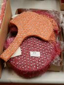 Box Containing 10 Beaded Handbags