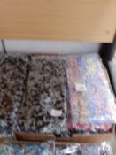 Ten Fuzz Scarves (Various Colours and Shades)