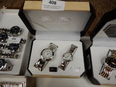 Presentation Box Containing Ladies & Gents Matchin