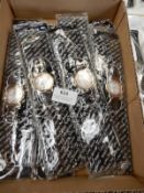 Box Containing 10 Wristwatches with Roulette Wheel