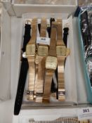 Box Containing 10 Assorted Fashion Watches