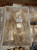 Box Containing 10 Yellow Metal Fashion Watches