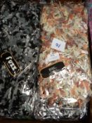 Ten Fuzz Scarves (Various Colours and Shades)