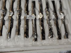 Ten Ladies Fashion Watches with Bimetal Straps