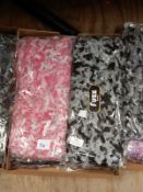 Ten Fuzz Scarves (Various Colours and Shades)