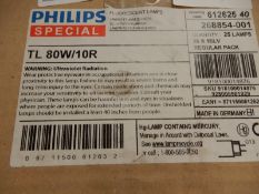 Box Containing 20 Philips TL80W/10R Fluorescent Tu