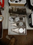 Box Containing 5 Fashion Watches