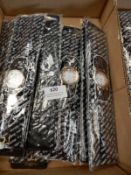 Box Containing 10 Wristwatches with Roulette Wheel