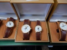 Two Sets of Ladies & Gents Matching Watches In Pre