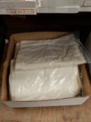 Ten Cream Fleece Scarves