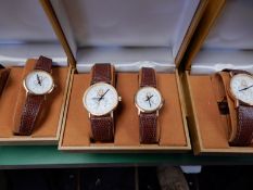 Two Sets of Ladies & Gents Matching Watches In Pre