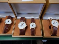 Two Sets of Ladies & Gents Matching Watches In Pre